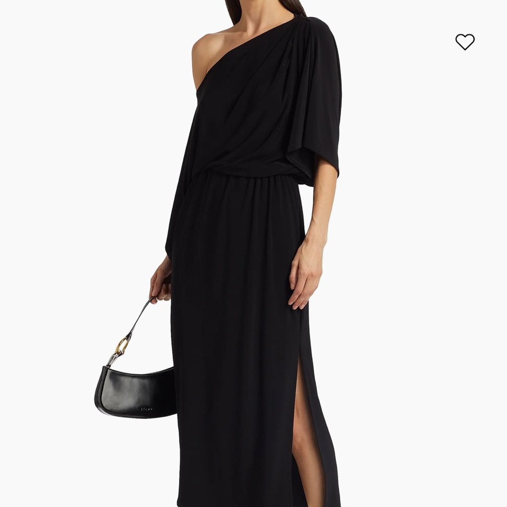 Ramy Brook Carlina Black asymmetrical dress.